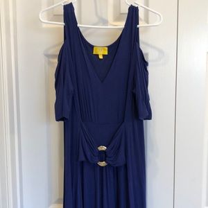 Liz Lange Maxie dress women’s medium. Gently used. Blue with gold buckle.